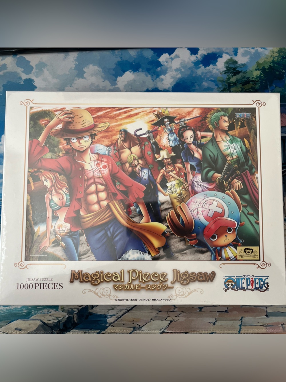 Onepiece Puzzle Featuring Straw Hat Crew 1000P Jigsaw Puzzle.